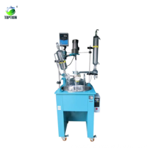 100l Multi-function Batch Single Layer Glass Chemical Reactor Price